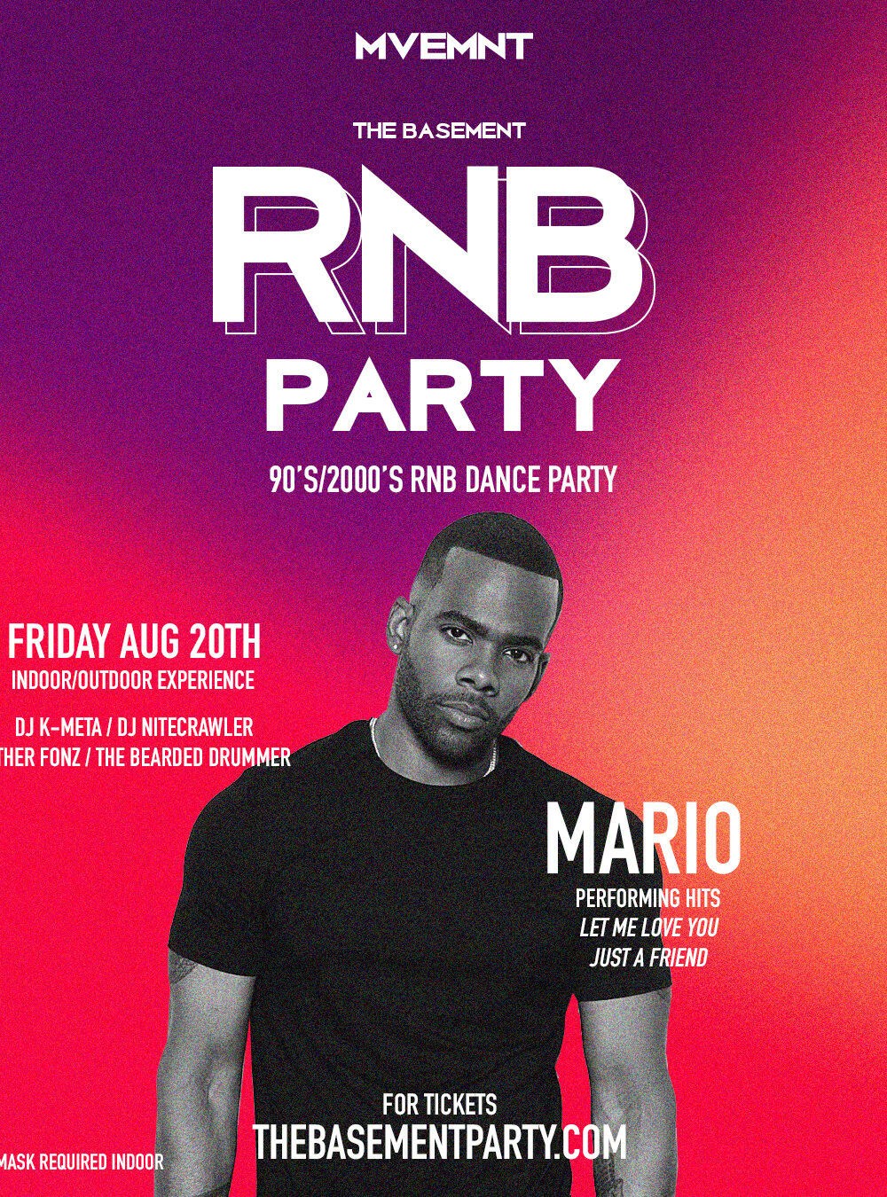 MVEMNT.COM Exclusive Ticket
