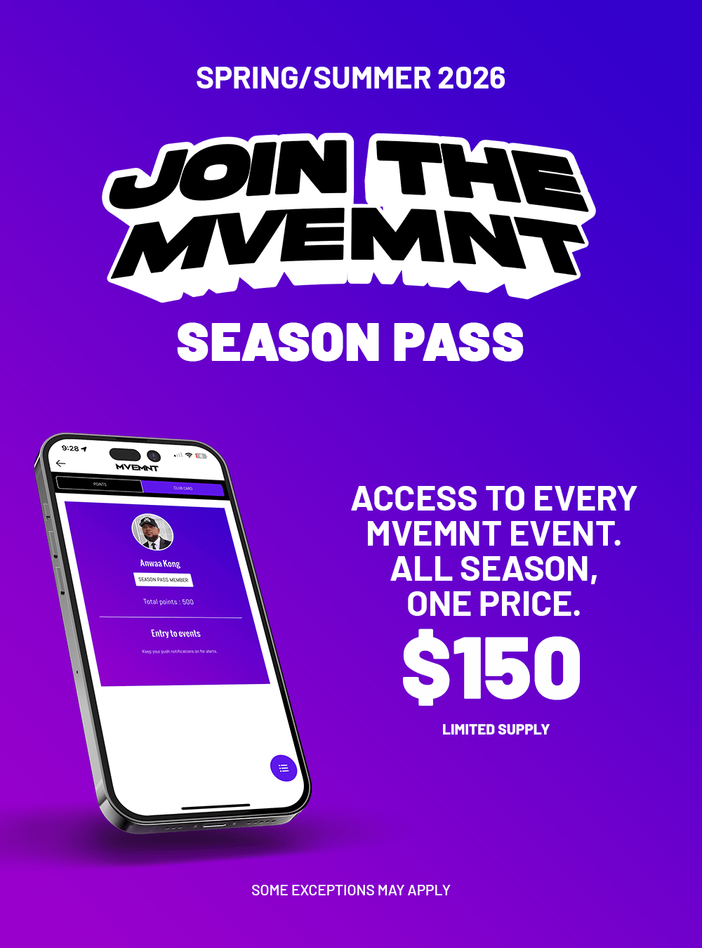 Season Pass | Spring/Summer 2026